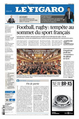 Le Figaro du Samedi 28 et Dimanche 29 Janvier 2023
