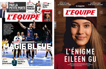 Pack L’Equipe + L’Equipe Magazine - Samedi 28 Janvier 2023