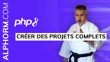 Alphorm - PHP 8 : Créer des projets complets