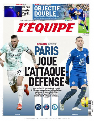 L’equipe du Mardi 31 Janvier 2023