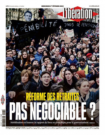 Libération du Mercredi 1er Février 2023