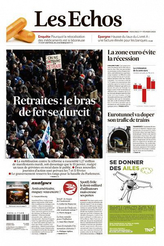 Les Echos du Mercredi 1er Février 2023
