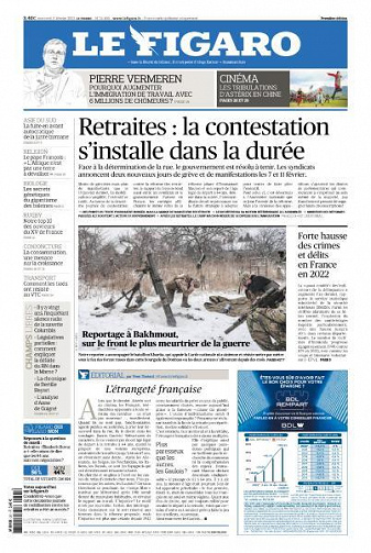 Le Figaro du Mercredi 1er Février 2023