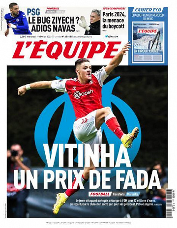 L’equipe du Mercredi 1er Février 2023
