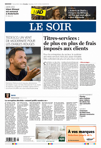 Le Soir du Mercredi 1er Février 2023