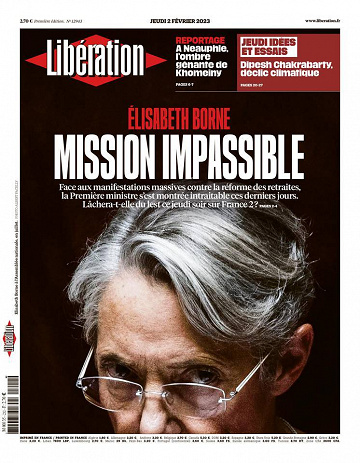 Libération du Jeudi 2 Février 2023