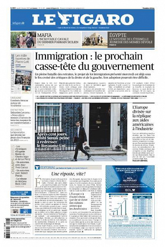 Le Figaro du Jeudi 2 Février 2023