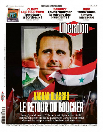 Libération du Vendredi 3 Février 2023