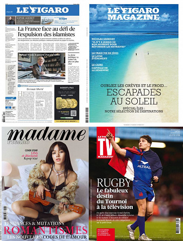 Pack Le Figaro et ses 3 suppléments - Vendredi 3 Février 2023