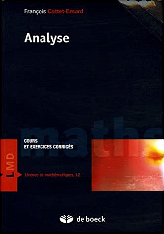Analyse - François Cottet-Emard (2005)