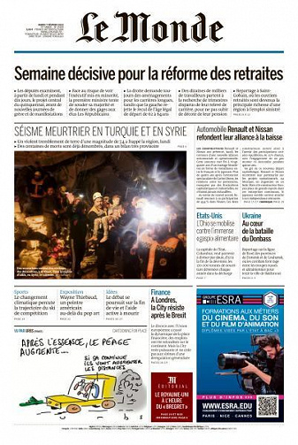 Le Monde du Mardi 7 Février 2023