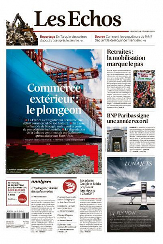 Les Echos du Mercredi 8 Février 2023