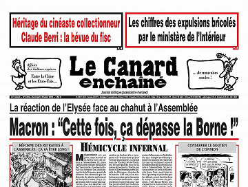 Le Canard Enchaîné N°5335 Du 8 Février 2023