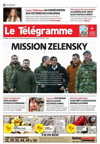 Le Telegramme Brest Du Jeudi 09 Fevrier 2023