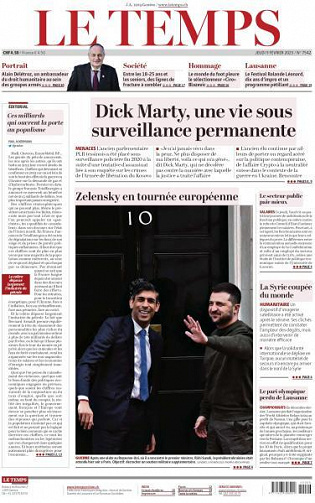 Le Temps - 9 Février 2023