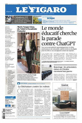 Le Figaro du Vendredi 10 Février 2023