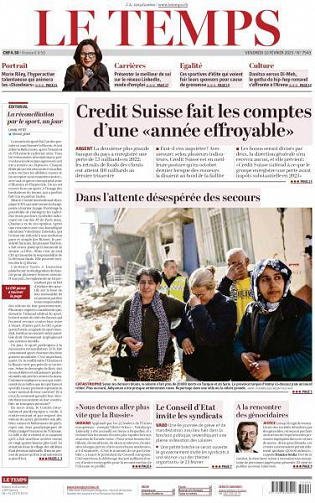 Le Temps - 10 Février 2023