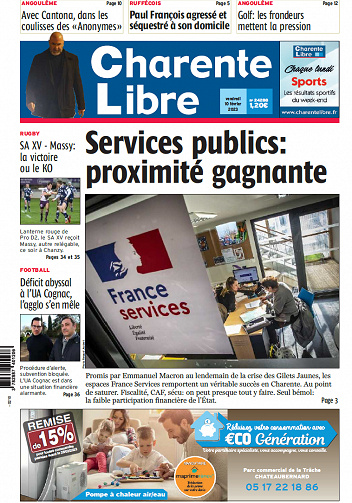 Charente libre du Vendredi 10 Février 2023