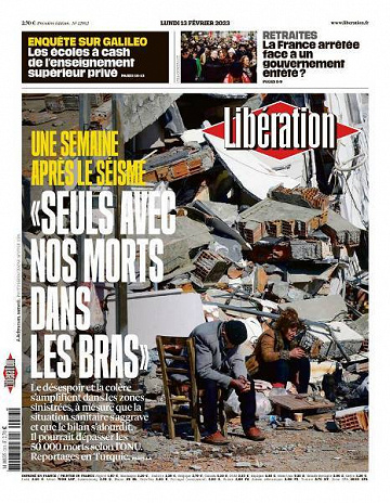 Libération du Lundi 13 Février 2023