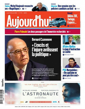 Aujourd’hui en France - 13 Février 2023