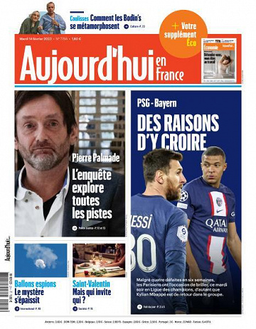 Aujourd’hui en France - 14 Février 2023