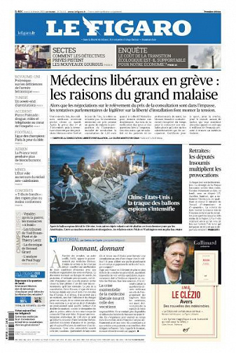 Le Figaro du Mardi 14 Février 2023