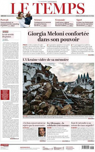 Le Temps - 14 Février 2023