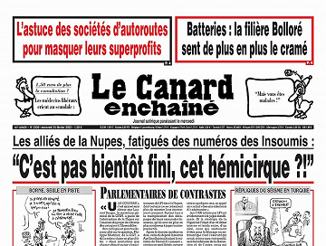 Le Canard Enchaîné N°5336 Du 15 Février 2023