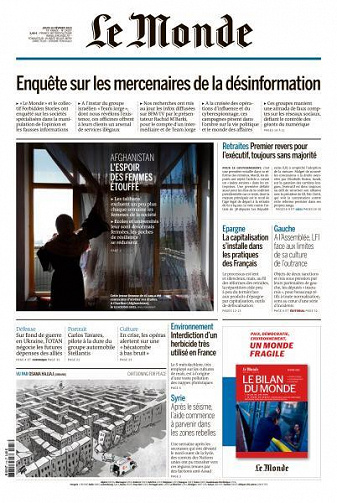 Le Monde du Jeudi 16 Février 2023