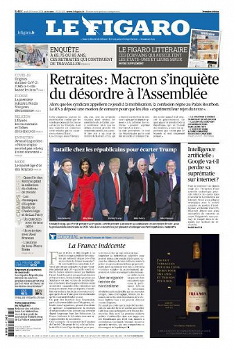 Le Figaro du Jeudi 16 Février 2023