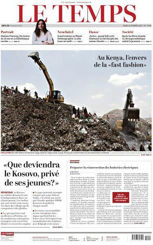 Le Temps - 16 Février 2023