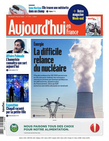 Aujourd’hui en France - 17 Février 2023
