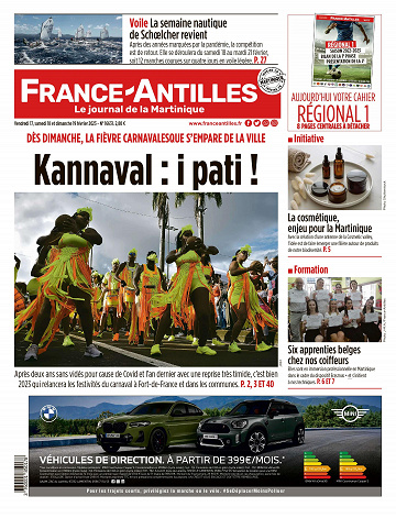 France-Antilles (3 Éditions) Du Vendredi 17 Février 2023