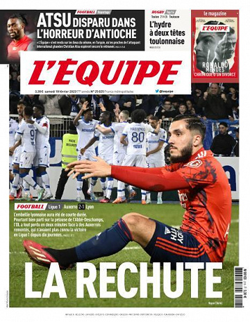 L’equipe du Samedi 18 Février 2023