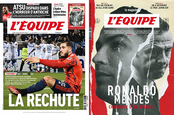 Pack L’Equipe + L’Equipe Magazine - Samedi 18 Février 2023