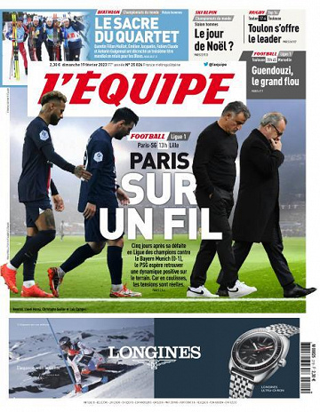 L’equipe du Dimanche 19 Février 2023