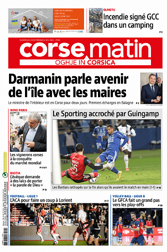 Corse Matin - 19 Février 2023