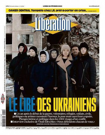 Libération du Lundi 20 Février 2023