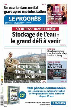 Le progrès Lyon - Villeurbanne - Caluire du Lundi 20 Février 2023