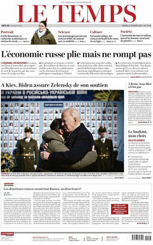 Le Temps - 21 Février 2023