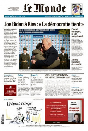 Le Monde du Mercredi 22 Février 2023