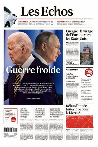 Les Echos du Mercredi 22 Février 2023
