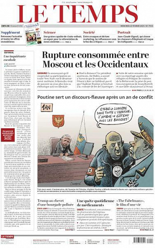 Le Temps - 22 Février 2023