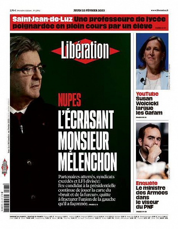 Libération du Jeudi 23 Février 2023