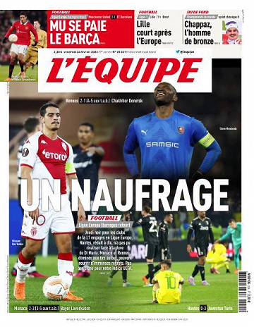 L’equipe du Vendredi 24 Février 2023