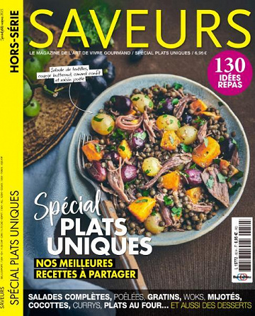 Saveurs Hors-Série N°50 - Plats uniques 2023
