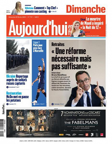 Aujourd’hui en France - 26 Février 2023