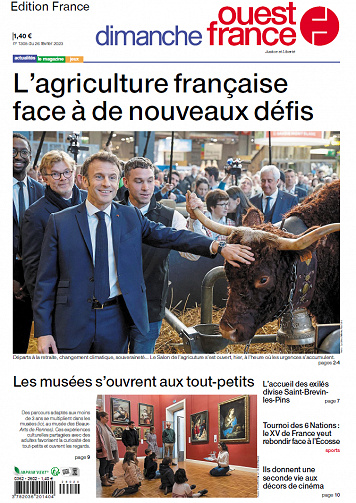 Ouest-France (+ Magazine, Jeux) Du Dimanche 26 Février 2023