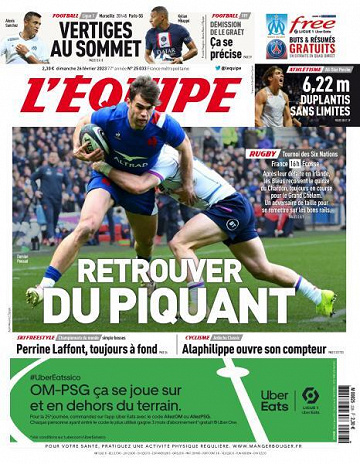 L’equipe du Dimanche 26 Février 2023