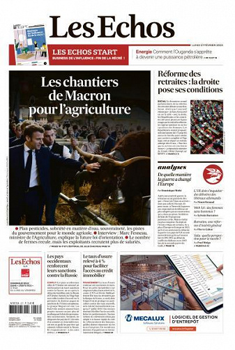 Les Echos du Lundi 27 Février 2023
